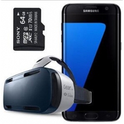 Galaxy S7 Edge SM-G935F + Gear VR + 64GB SD Card (FACTORY UNLOCKED)
